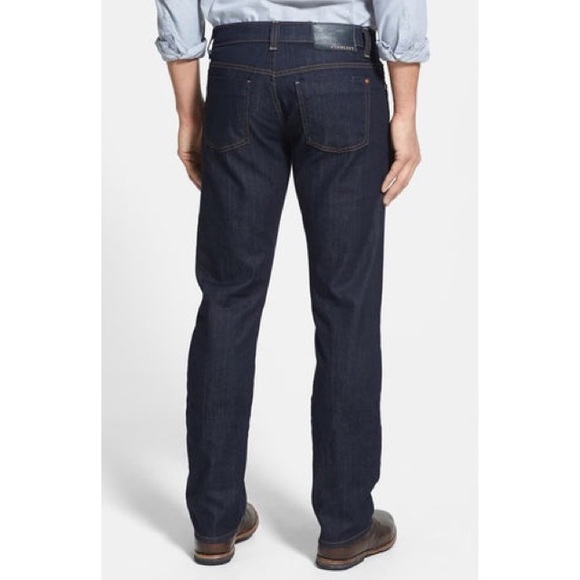 Fidelity Denim Men’s Impala Stretch Dark Blue Town Rinse Straight Leg Jeans EUC - Picture 3 of 9